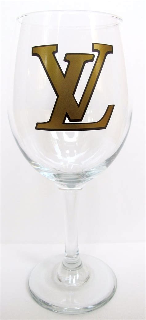 louis vuitton wine glass.